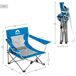 Aktive Cadeira de acampamento dobrável Aktive Cadeira de acampamento dobrável Azul
