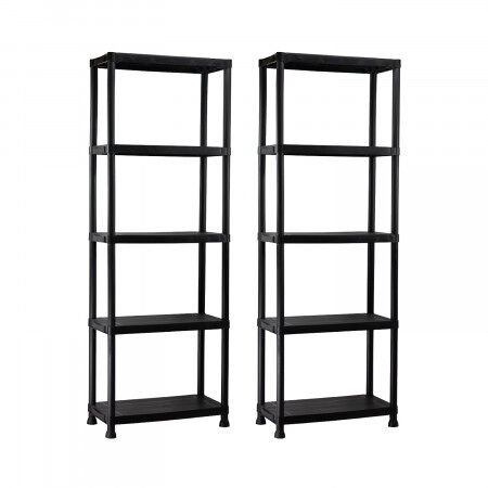 Pack 2 Prateleiras de Resina com 5 Prateleiras 7house