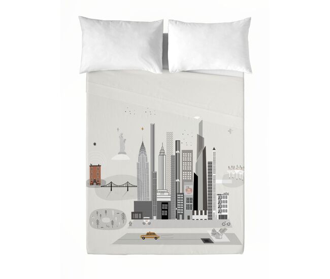 Haciendo el indio - conjunto de lençóis impressos cama 2 peças 90 - algodão extra macio - inclui lençol plano + 1 fronha - nyc