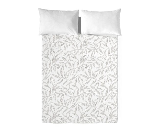 Sandal - conjunto de lençóis impressos cama 3 peças 180 - algodão extra macio - inclui lençol plano + 2 fronhas -wakia stone