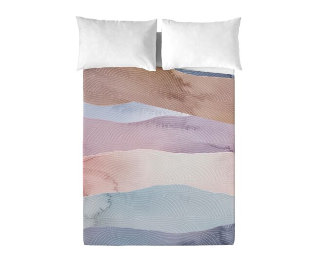Sandal - conjunto de lençóis impressos cama 2 peças 90 - algodão extra macio - inclui lençol plano + 1 fronha - ocean blue