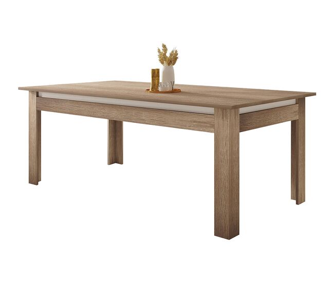 Mesa sala de jantar, praga (carvalho claro, branco)