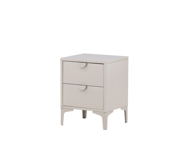Piring cómoda com estilo moderno, com 52x45x40 cm e 2 gavetas