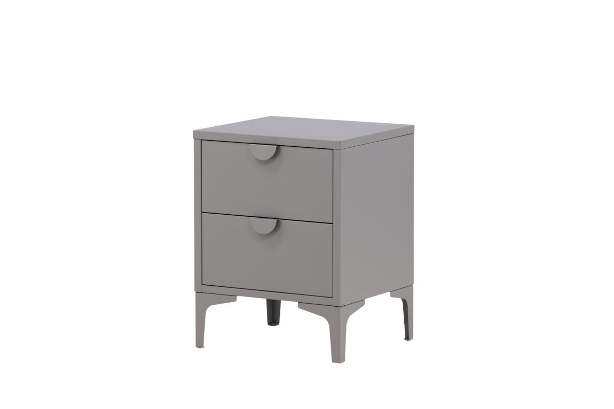 Piring cómoda com estilo moderno, com 52x45x40 cm e 2 gavetas