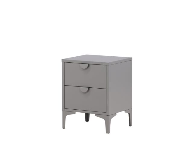 Piring cómoda com estilo moderno, com 52x45x40 cm e 2 gavetas