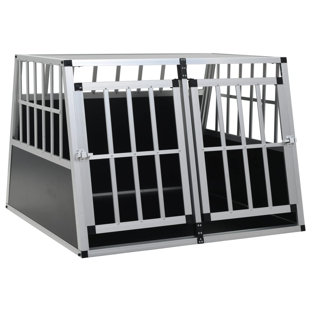 Vidaxl transportadora para cães com porta dupla 94x88x69 cm
