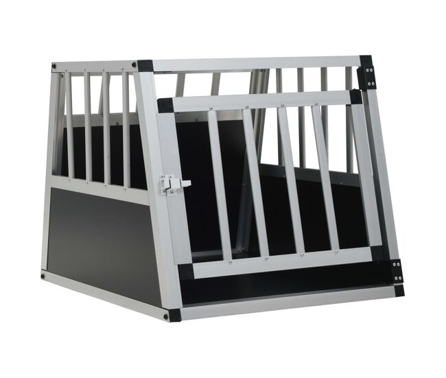 Vidaxl transportadora para cães com porta única 54x69x50 cm