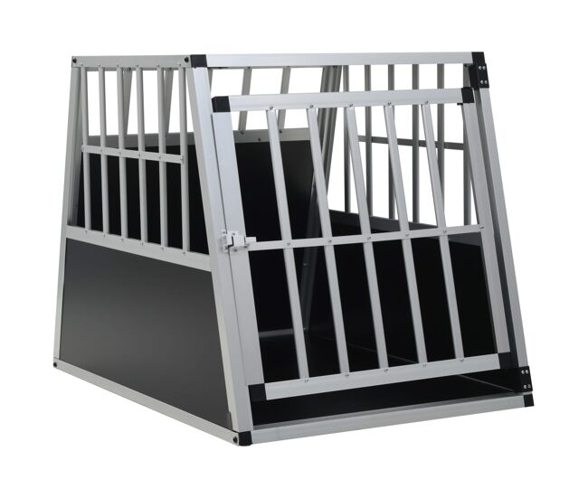 Vidaxl transportadora para cães com porta única 65x91x69,5 cm
