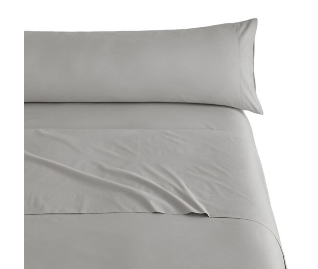 Conjunto de lençóis três peças de microfibra perla lisa cama 200cm donegal collections