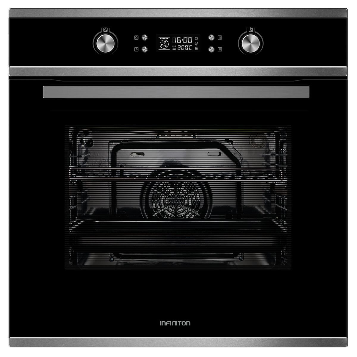 Forno pirolítico INFINITON P659AT, 70 litros, 3200 W, 9 funções