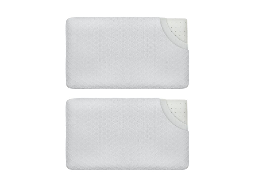 Conjunto de 2 Almofadas Infantis Respirantes em Tecido de Bambu