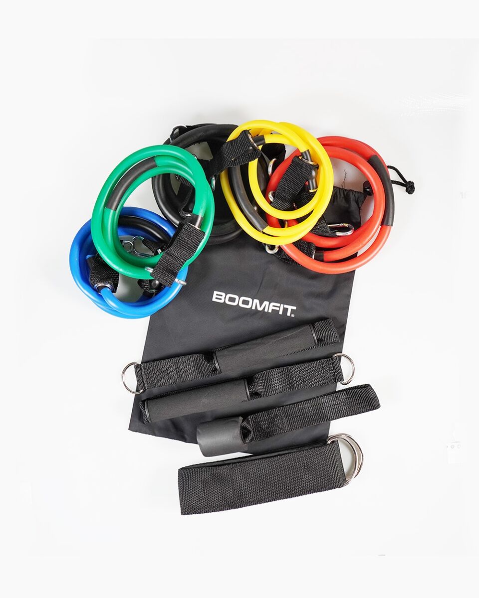 Kit 5 elásticos de resistência - BOOMFIT