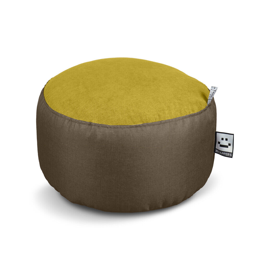 Puff redondo tex amarillo happers