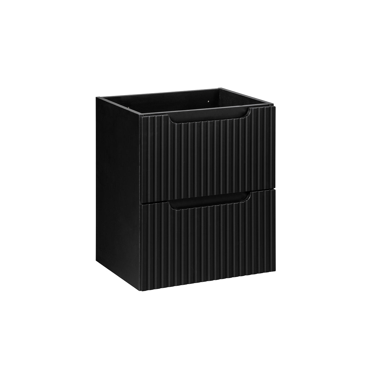 Móvel de lavatório 50cm 2 gavetas riva noir