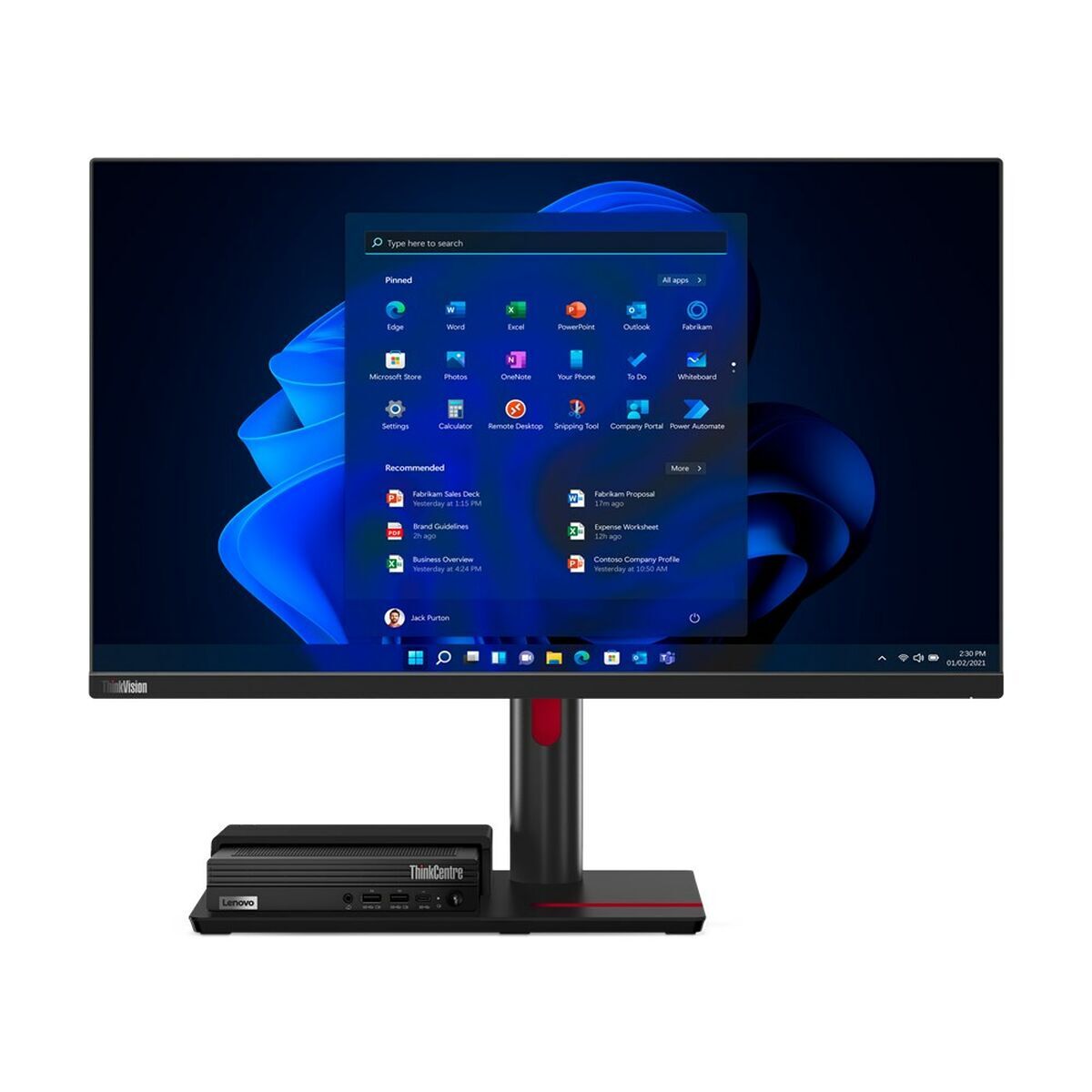 Lenovo Monitor Gaming Thinkcentre Tio Flex 27" Full Hd Preto