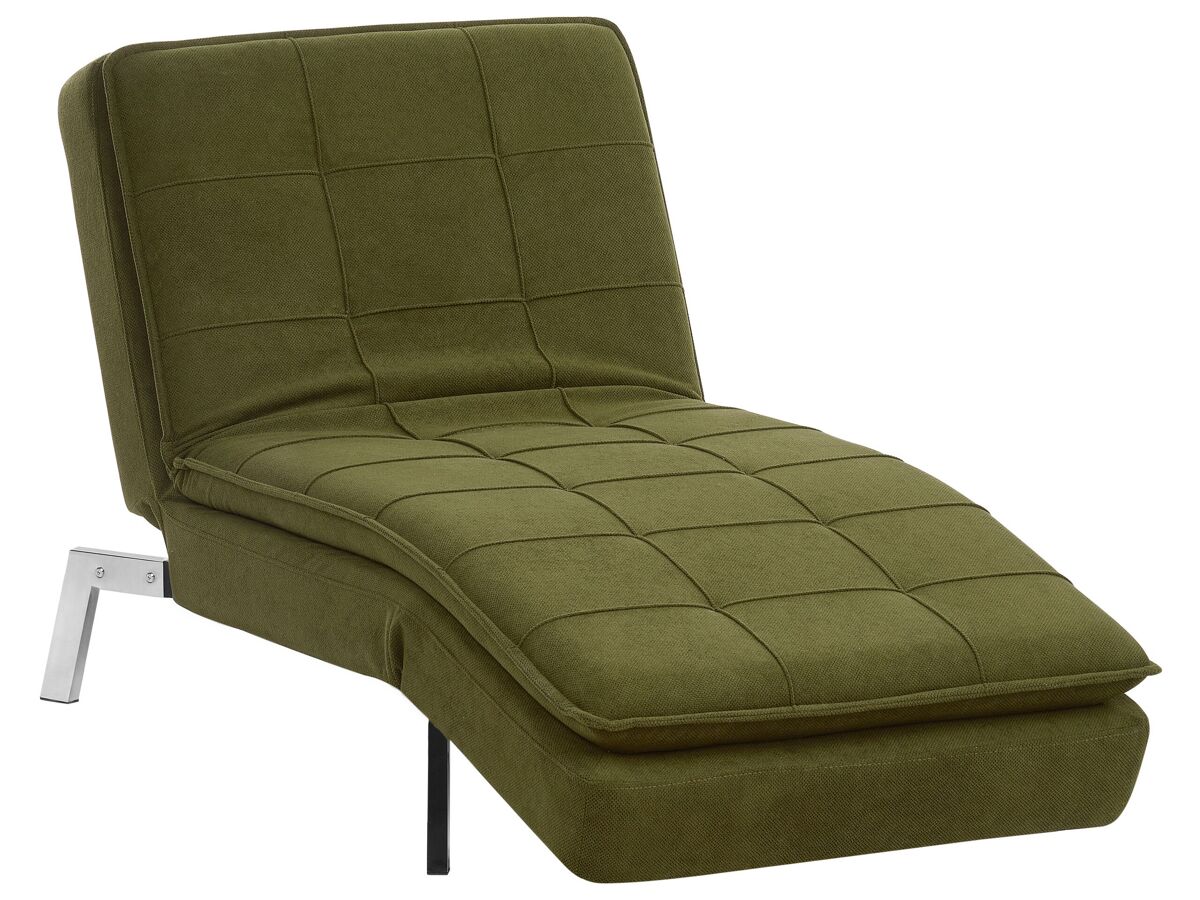 Beliani Chaise longue Poliéster LOIRET