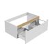 Móvel de lavatório individual de com 1 gaveta e pedestal Livia Móvel de lavatório individual de com 1 gaveta e pedestal Livia Branco