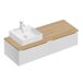 Móvel de lavatório individual de com 2 gavetas, branco Livia Móvel de lavatório individual de com 2 gavetas, branco Livia Branco