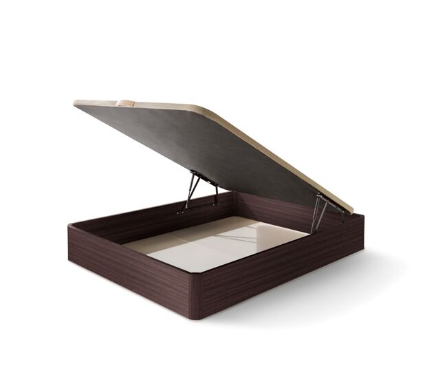 Sofá-cama dobrável de madeira diana, 200x200cm, grande capacidade, sem necessidade de montagem, cor wengué.
