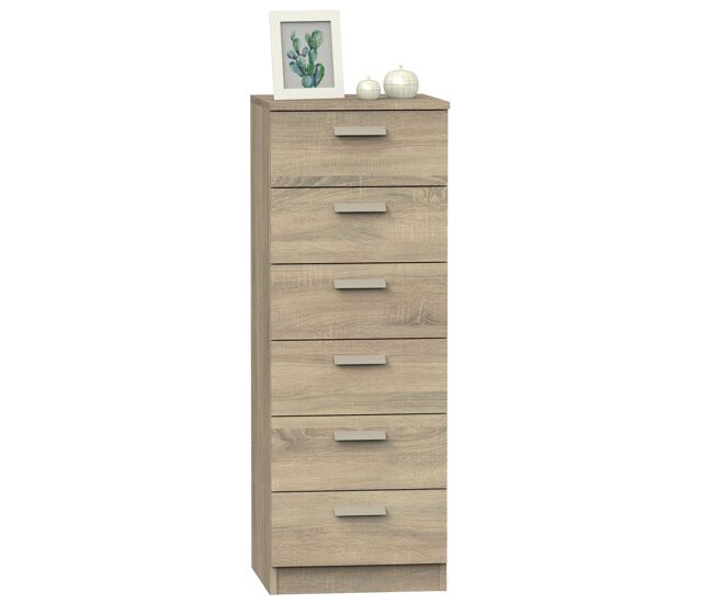 Briebe nova cômoda de quarto, sinfonier 6 gavetas, 110x40x40 cm, quarto casal, juvenil, infantil, , madeira