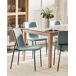 Beliani Silla de comedor GLENDIVE Beliani Silla de comedor GLENDIVE Azul
