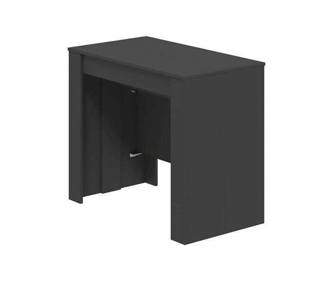 Mesa de consola extensível efeito madeira