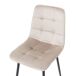 Beliani Silla de comedor POWELL Beliani Silla de comedor POWELL Cinza