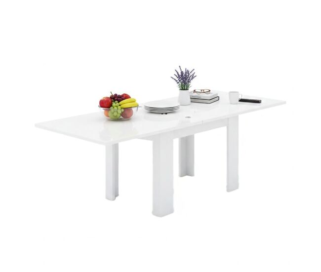 Mesa extensível efeito madeira