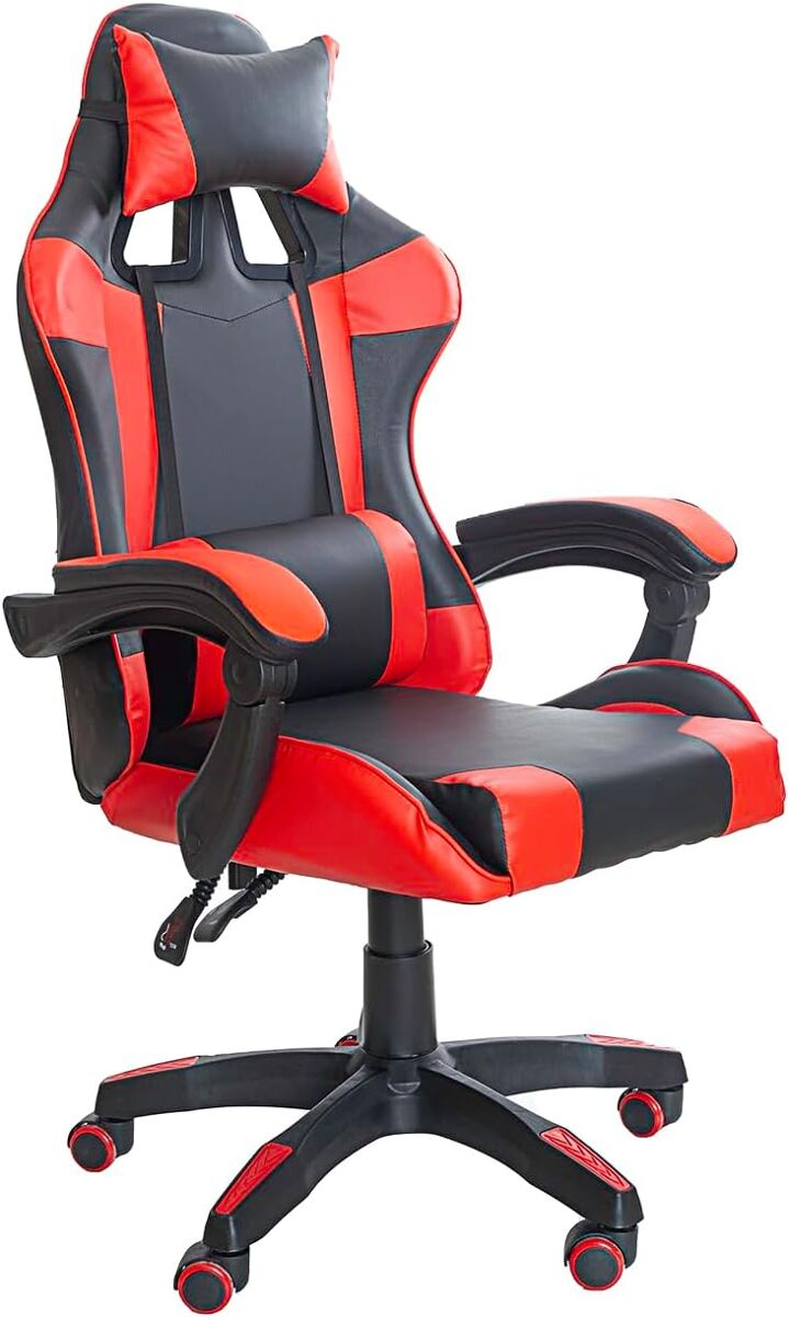 Cadeira gamer Estancia Koe com almofada lombar e cervical