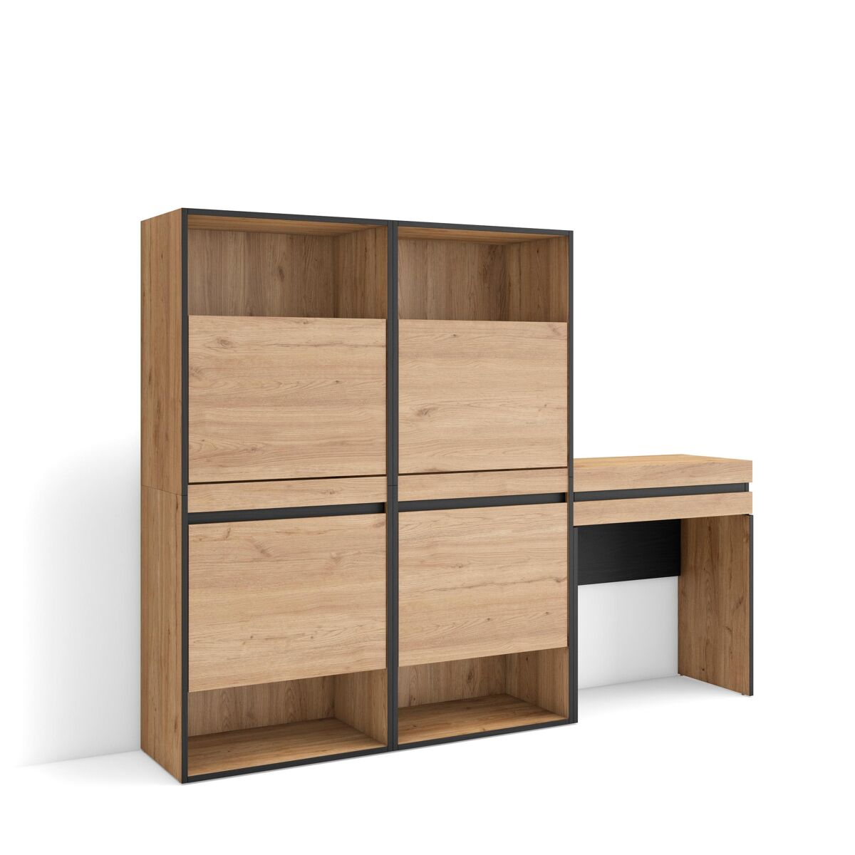Sapateira, organização armazenamento, 190x35x145cm, para quarto, dormitório, toucador, estilo moderno, carvalho