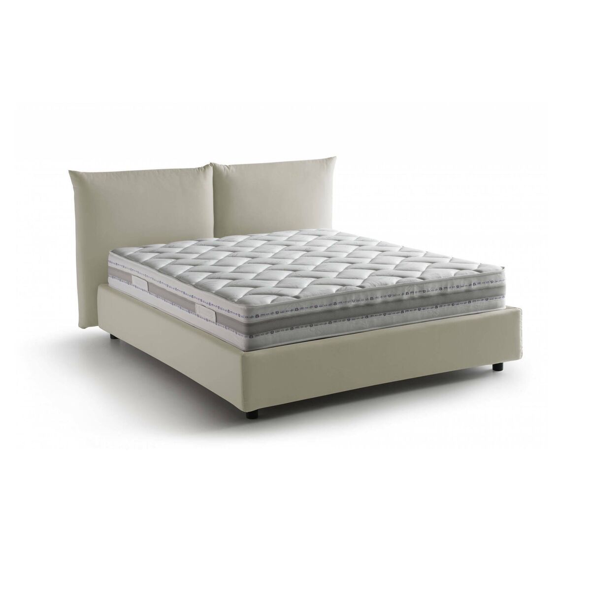 Cama de casal de tecido