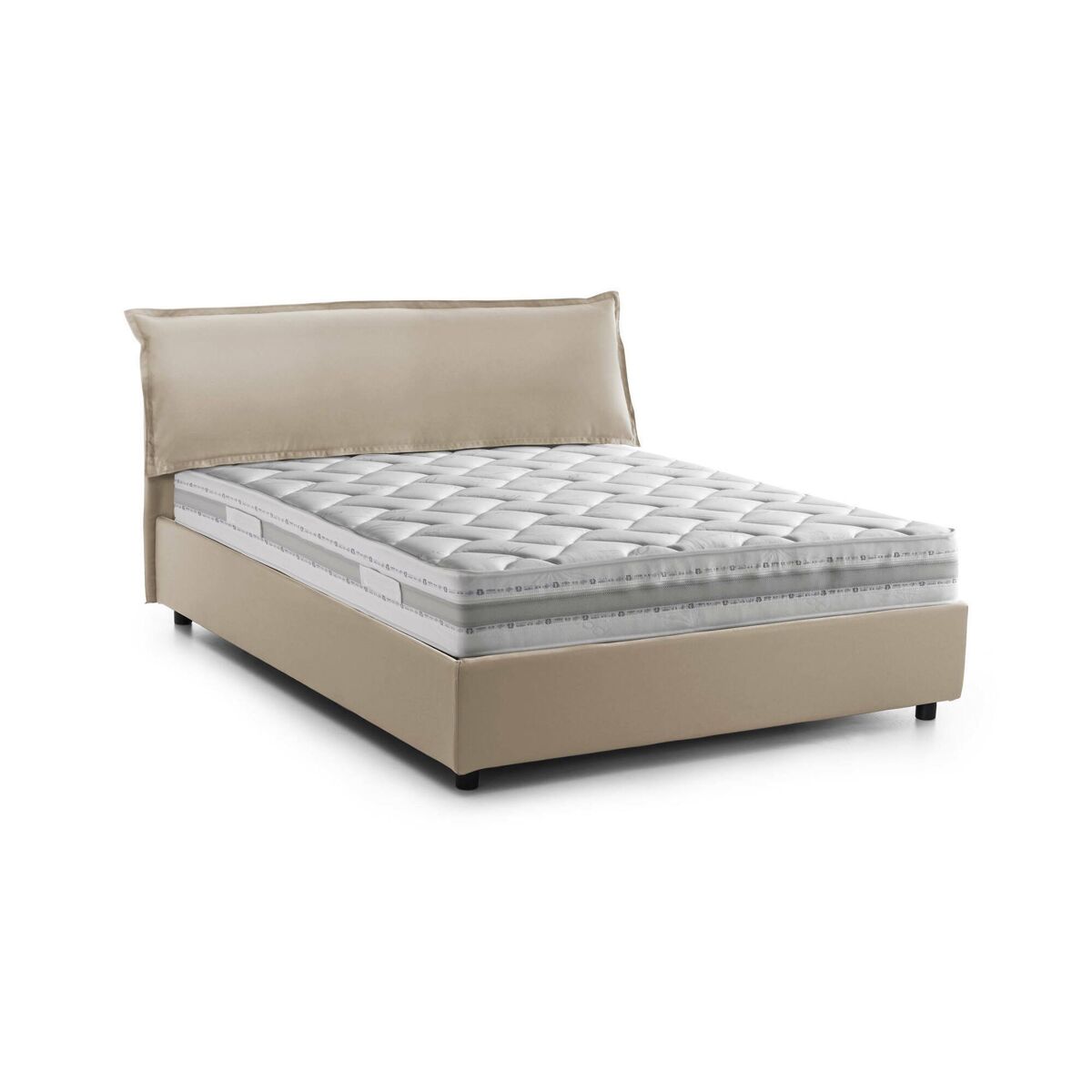 Cama de casal de tecido