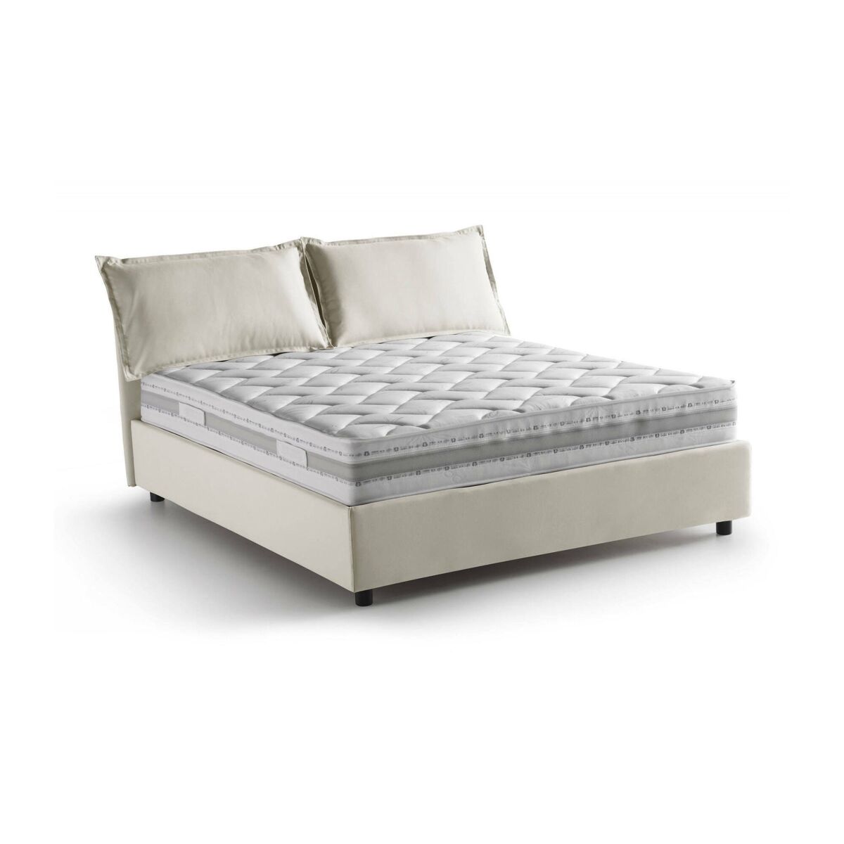 Cama de casal de tecido