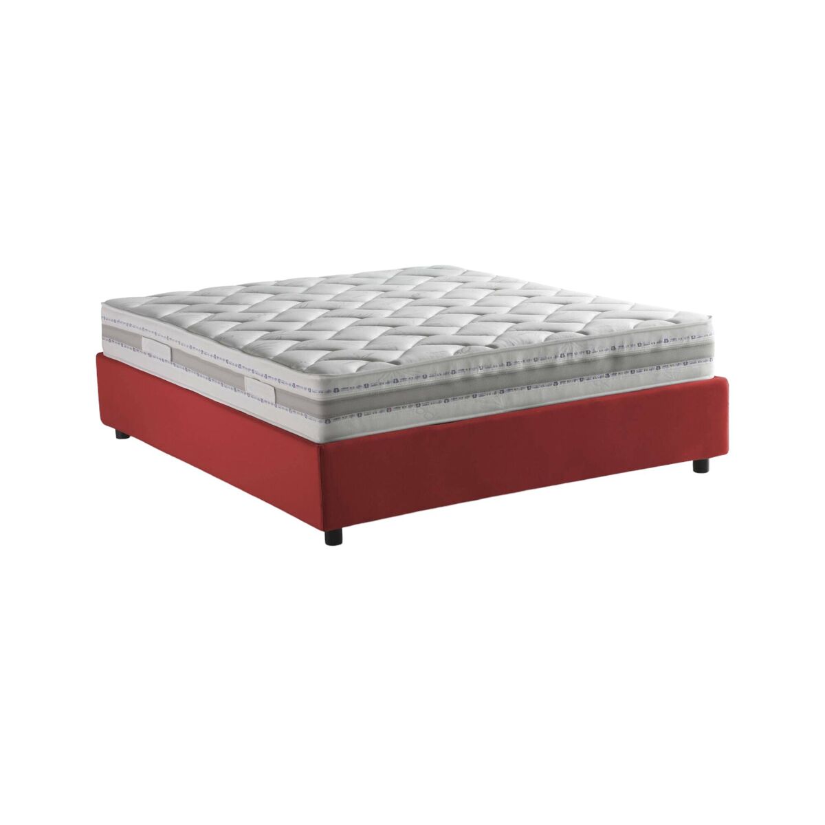 Cama de casal de tecido
