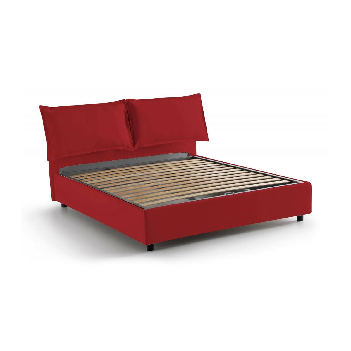 Cama de casal de tecido