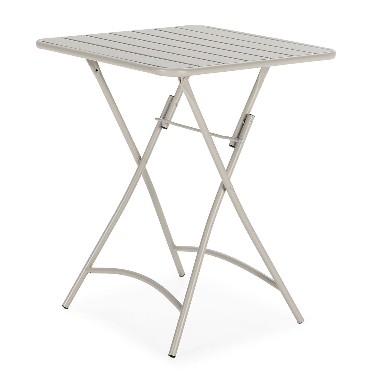 Mesa dobrável de metal perla para jardim