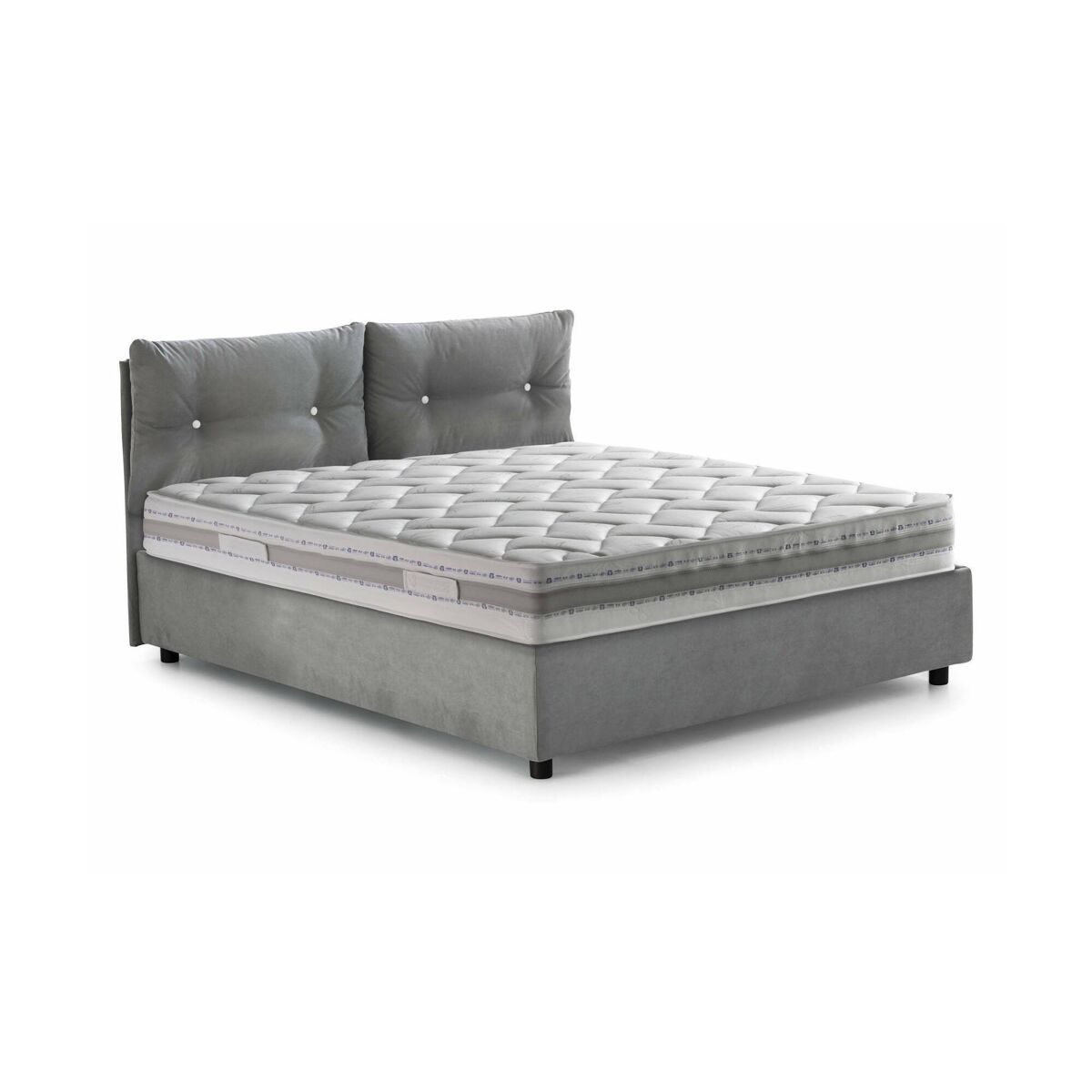 Cama de casal de tecido