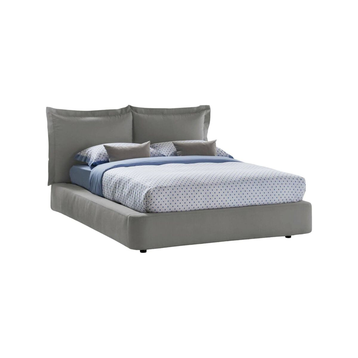 Cama de casal de tecido