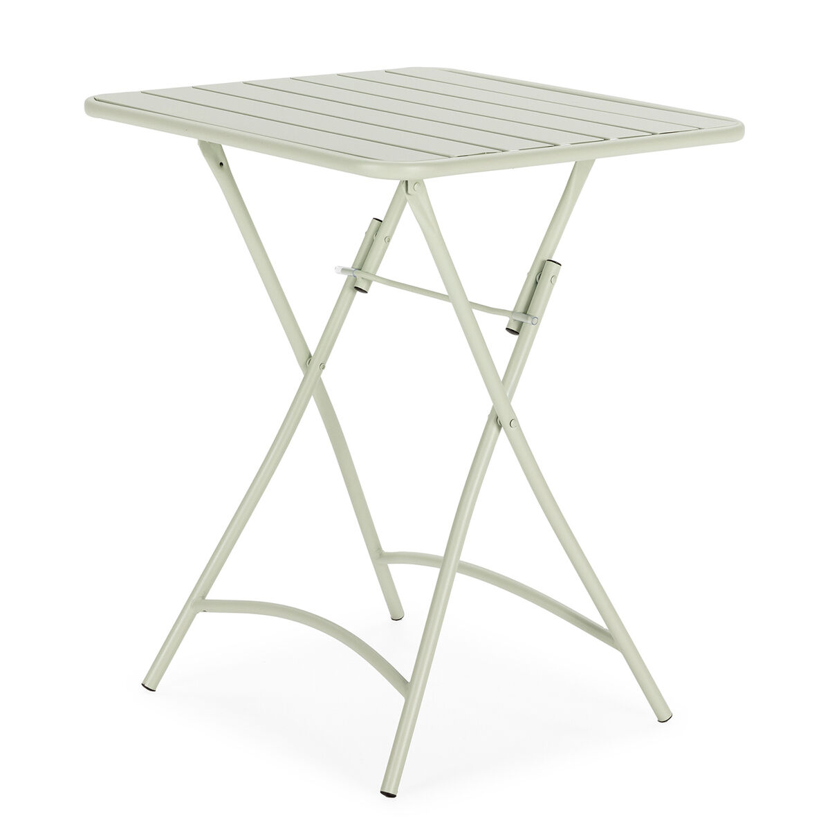 Mesa dobrável de metal perla para jardim