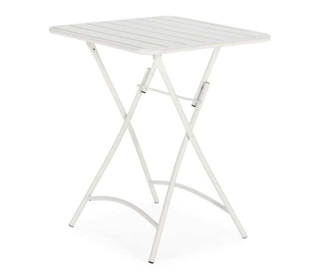 Mesa dobrável de metal perla para jardim