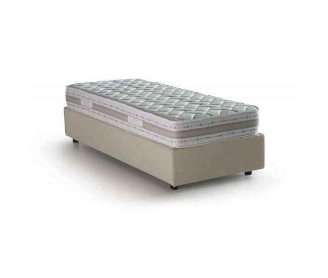 Cama de solteiro de tecido
