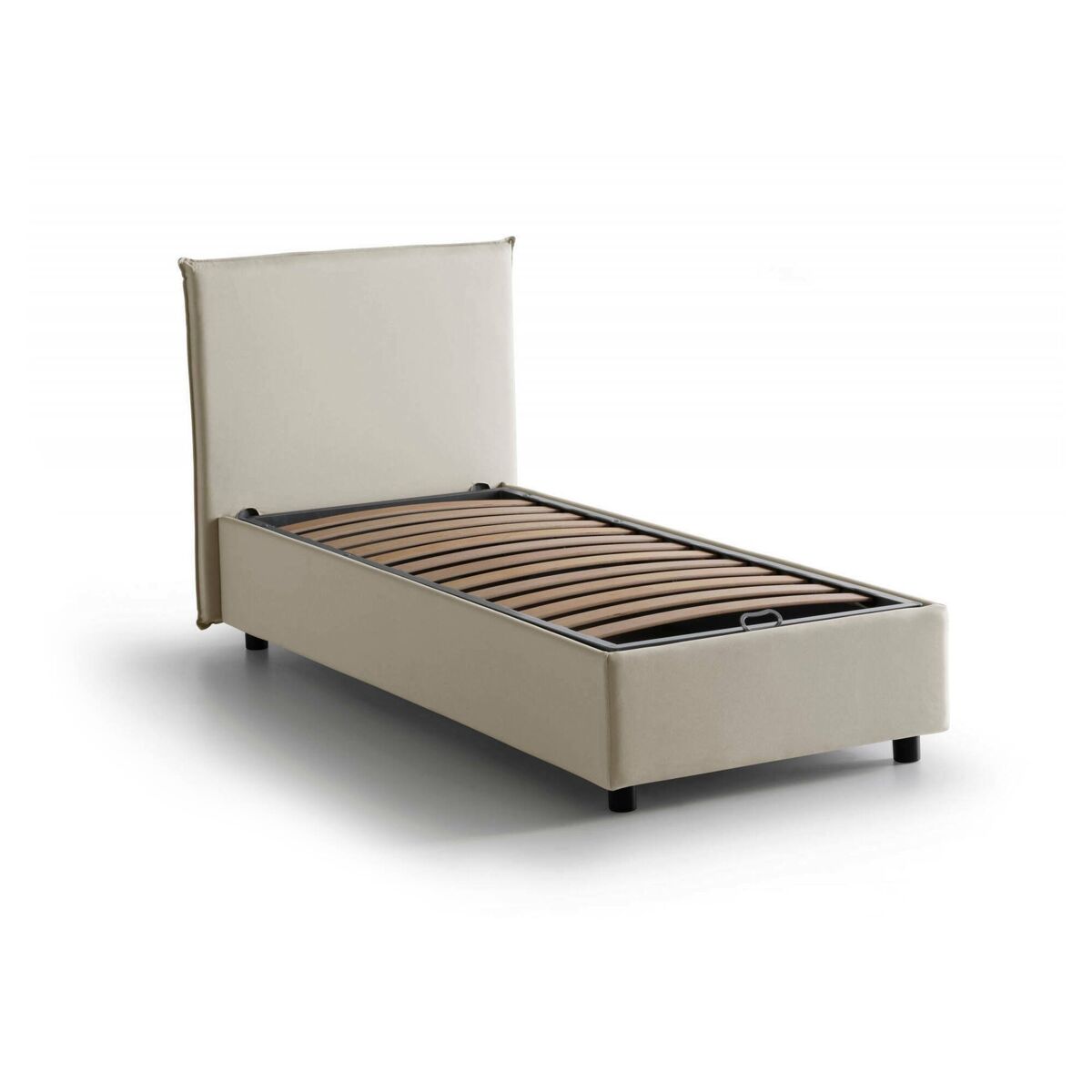 Cama de solteiro de tecido