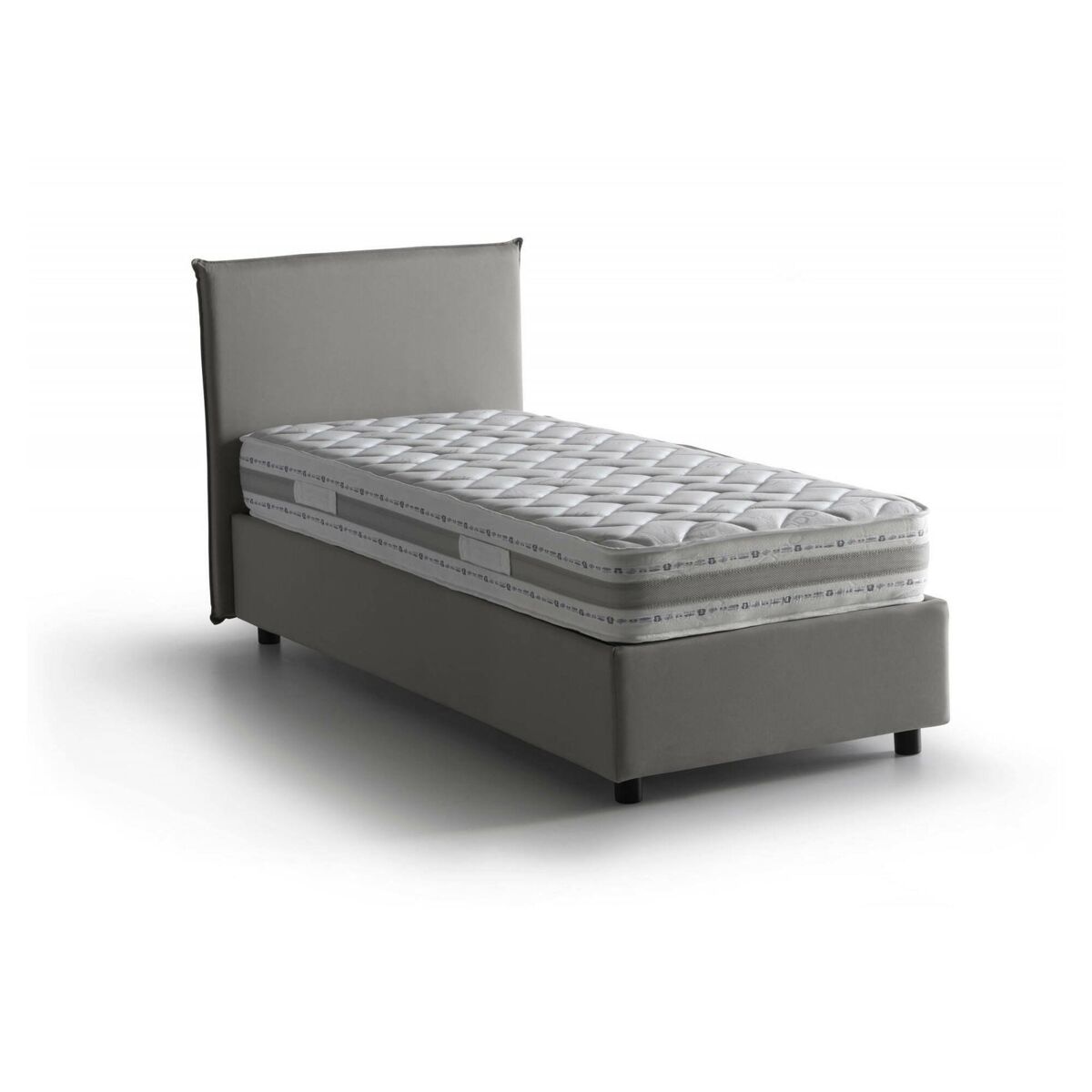 Cama de solteiro de tecido