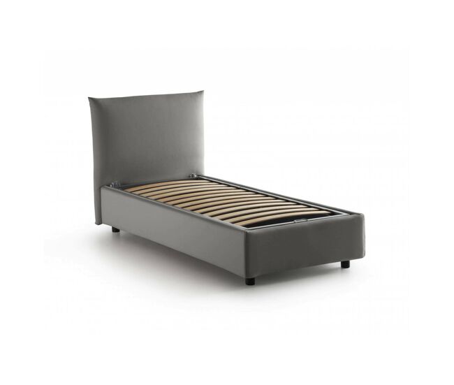 Cama de solteiro de tecido