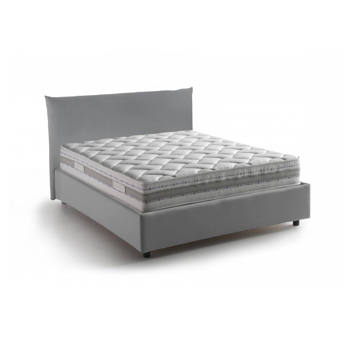 Cama quadrada e meia de tecido