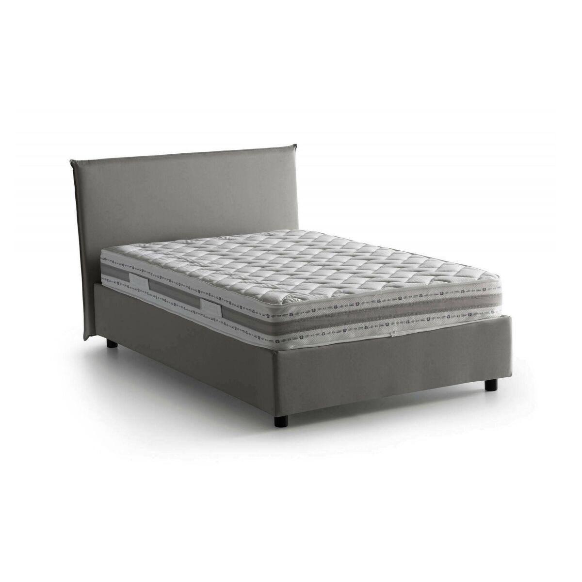 Cama quadrada e meia de tecido