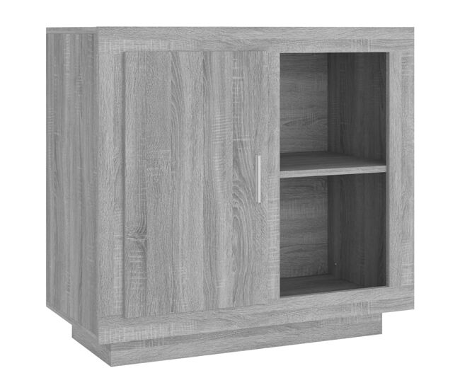 Vidaxl aparador 80x40x75 cm cinzento sonoma