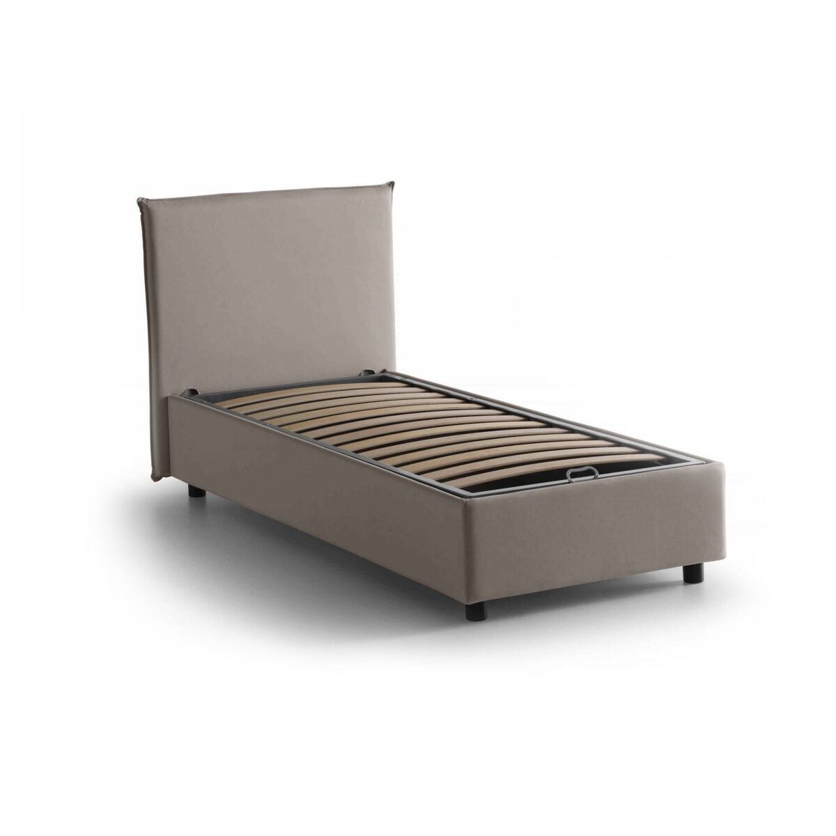 Cama de solteiro de tecido