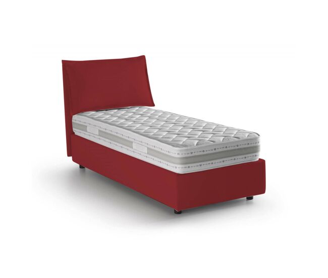 Cama de solteiro de tecido