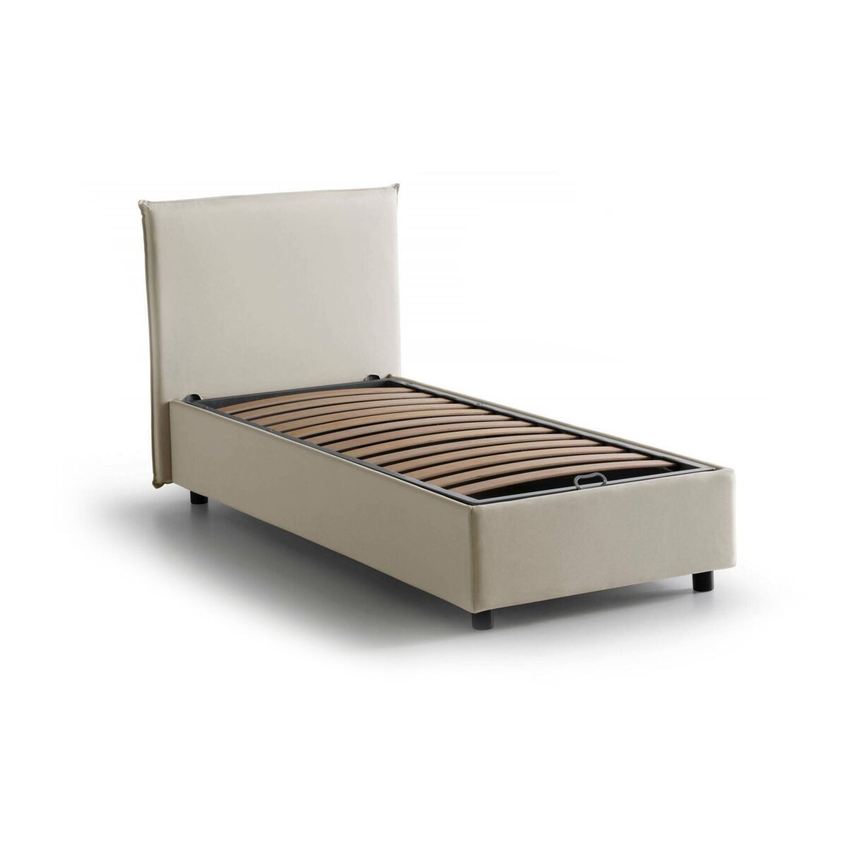 Cama de solteiro de tecido